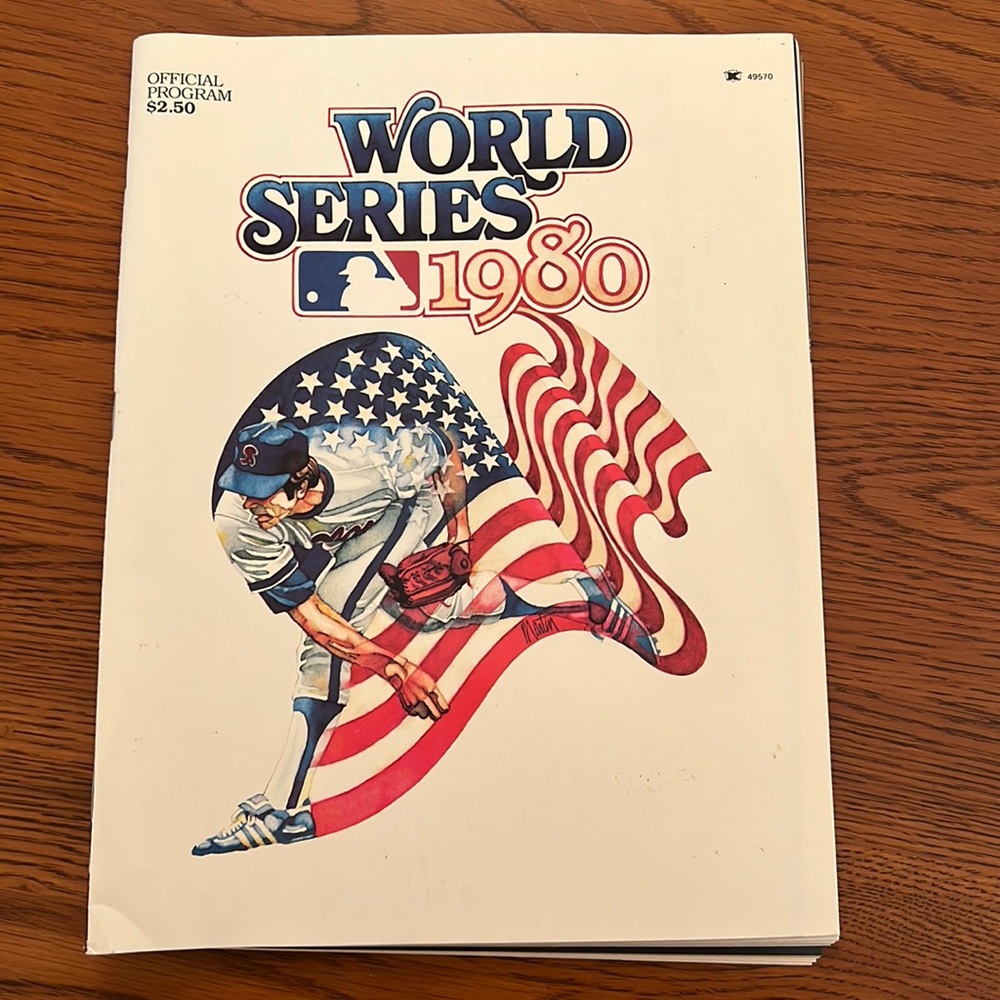 1980 Official World Series Program Philadelphia V… - image 1